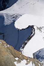 Austin Healey Chamonix Collineige ski challenge